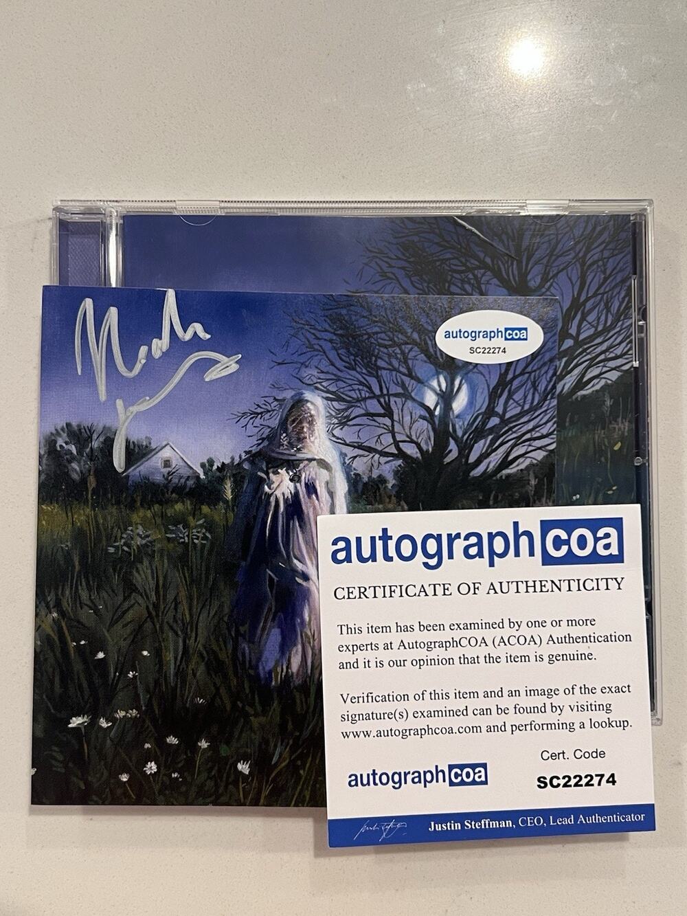Noah Cyrus Signed/Autographed - Hardest Part CD + Signed Album Art Card ACOA #7